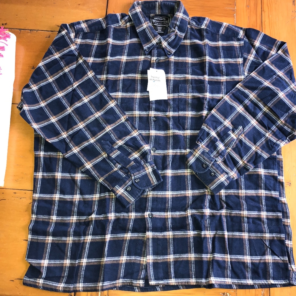 NATIONAL OUTFITTERS flannel plaid shirt/NWT